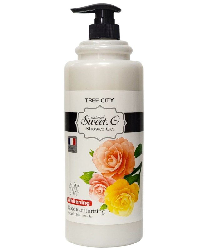 GEL DE DUCHA BLANQUEADOR E HIDRATANTE DE ROSAS 1380ML, CON FORMULA NATURAL DE PLANTAS Y VITAMINA C QUE HUMECTAN, NUTREN Y DEJAN SUAVE Y BRILLANTE LA PIEL TREE CITY