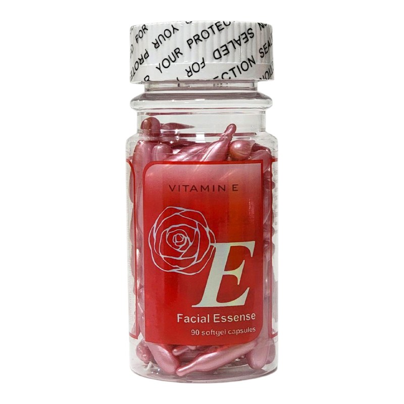 SUERO FACIAL EN CAPSULAS DE ESENCIA DE VITAMINA E SUAVIZANTE, DEJA LA PIEL SUAVE, TERSA Y RADIANTE ANTIENVEJECIMIENTO FACIAL ESSENSE