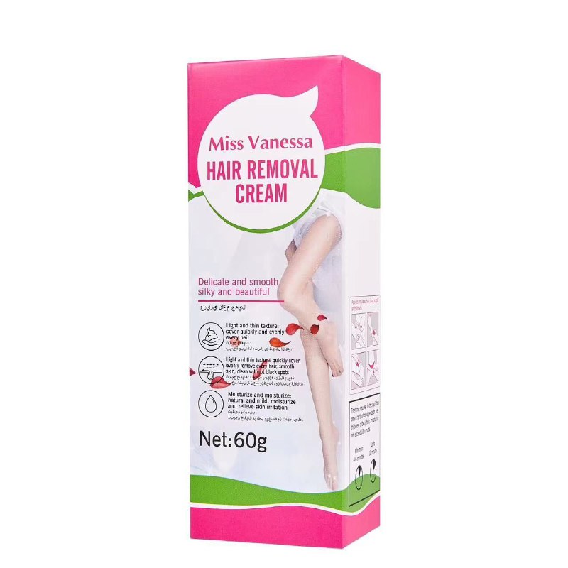 CREMA CORPORAL DEPILADORA DE ACCION ULTRA RAPIDA MISS VANESSA 60G