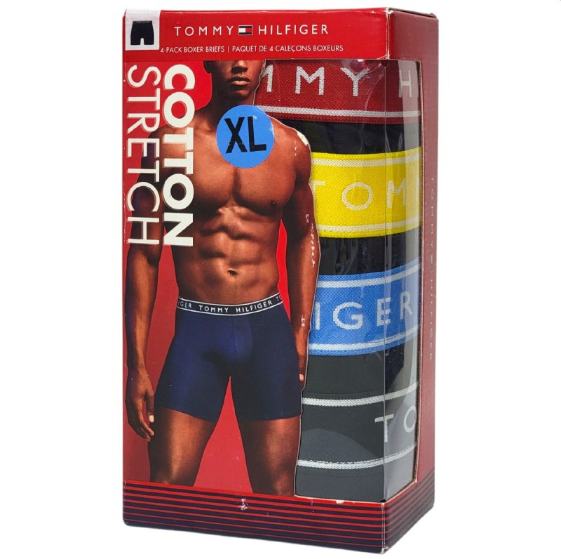 ROPA INTERIOR PARA CABALLERO TOMMY HILFIGER COTTON STRETCH 4 UNIDADES TALLA XTRA LARGE 40-42 (XL)
