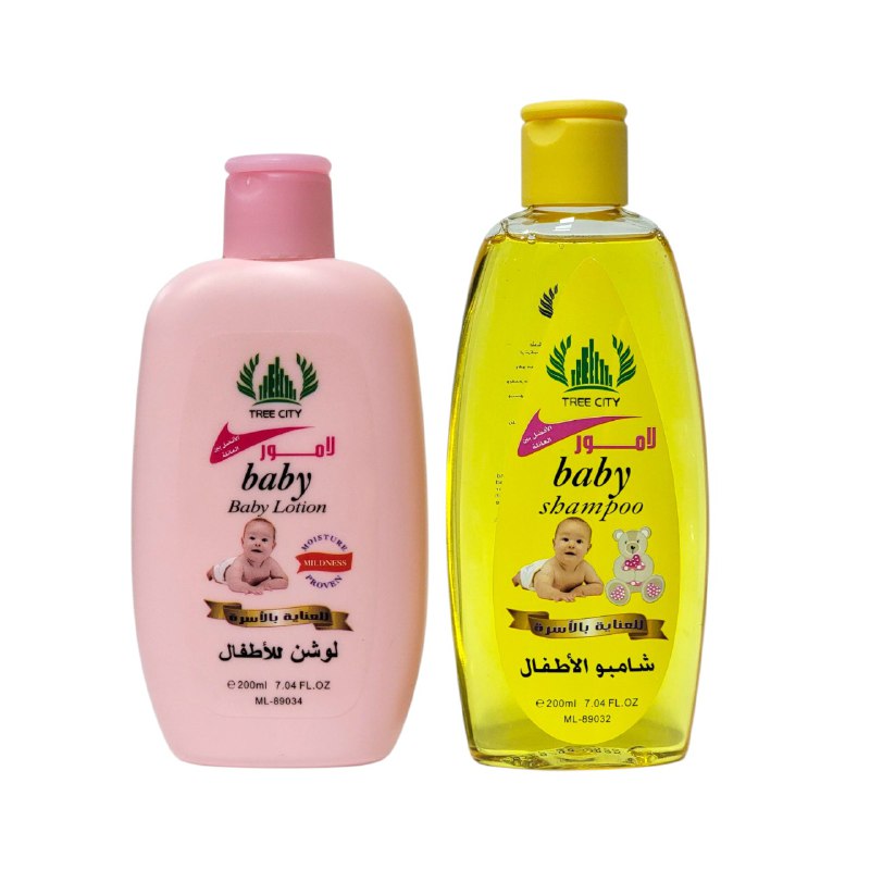 SET DE SHAMPOO Y CREMA CORPORAL APRA BEBES SUAVE Y REFRESCANTE BABY CARE 200MLX2