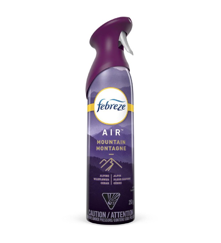 AMBIENTADOR AROMATIZANTE EN SPRAY DE MONTAÑA FEBREZE 250G