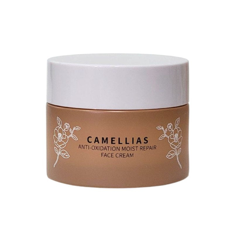 CREMA FACIAL DE ESENCIA DE CAMELIA, REPARADORA PROFUNDAMENTE LA PIEL, HIDRATA DEJANDO LA PIEL SUAVE, ELASTICA Y JOVEN BIOAQUA 50G