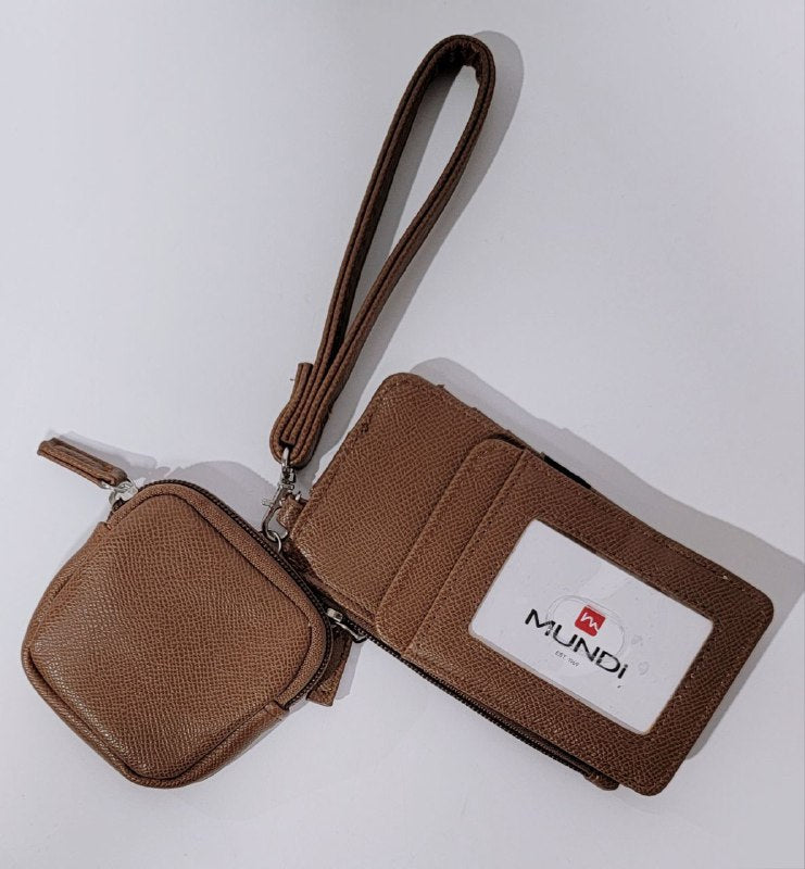 JUEGO DE 2 PIEZAS DESMONTABLES PARA TELÉFONO,TARJETERO,AURICULARES MUNDI