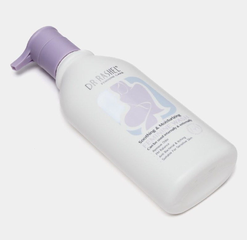 JABON CORPORAL LIQUIDO FEMENINO, CALMA E HIDRATA LA PIEL INTIMA, DEJANDOLA SUAVE, EVITA LA PICAZON E IRRITACION VAGINAL DR RASHEL 220ML