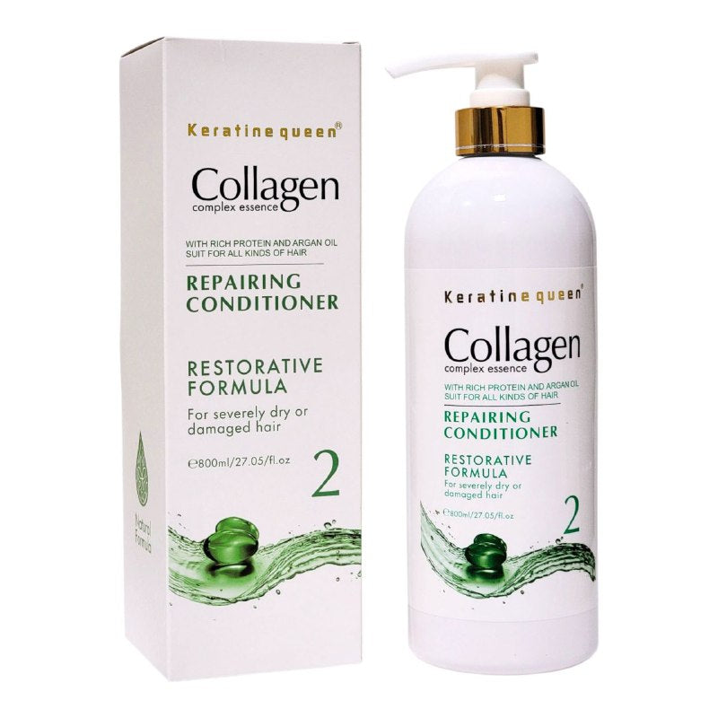 ACONDICIONADOR DE COLAGENO Y ACEITE DE ARGAN KERATINE QUEEN 800ML