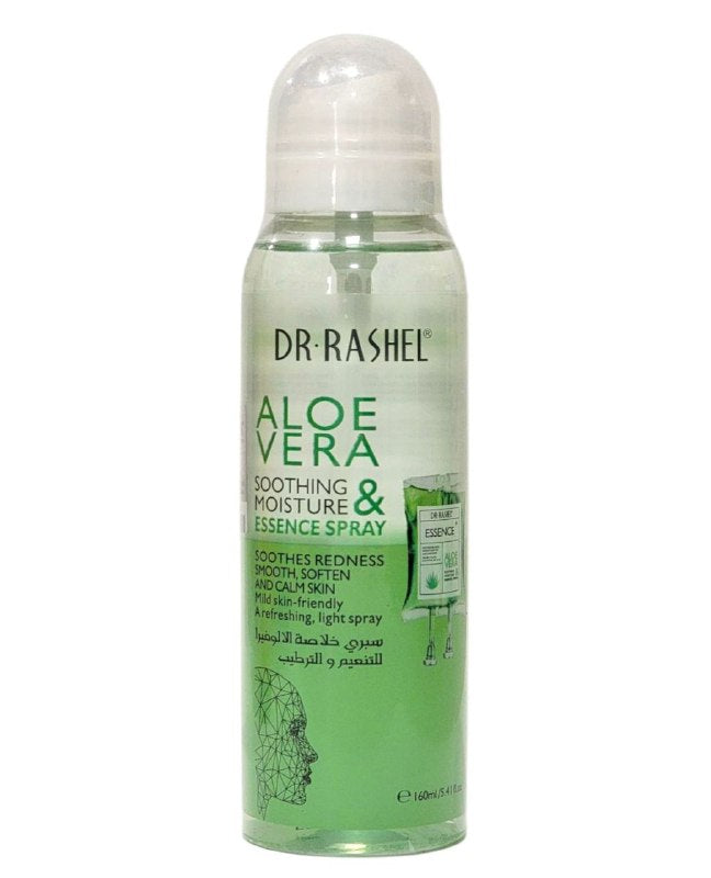 SPRAY FACIAL DE ALOE VERA, CALMANTE E HIDRATANTE EN SPRAY, CALMA EL ENROJECIMIENTO, SUAVIZA LA PIEL LIGERO Y REFRESCANTE DR RASHEL ALOE VERA SOOTHING 160ML