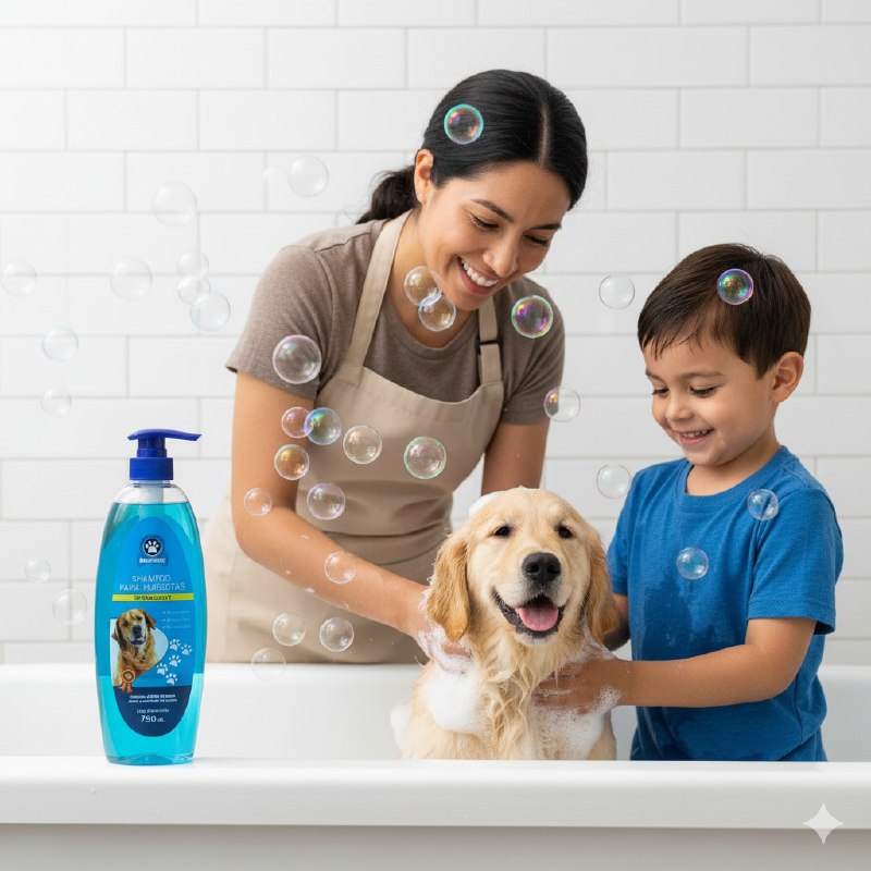 SHAMPOO PARA PERROS, MASCOTAS REFRESCANTE, ANTISEPTICO, ANTIMICOTICO,DESODORANTE QUE REVITALIZA EL BRILLO DEL PELAJE CON ACEITE VEGETAL MAXCOTA 750ML