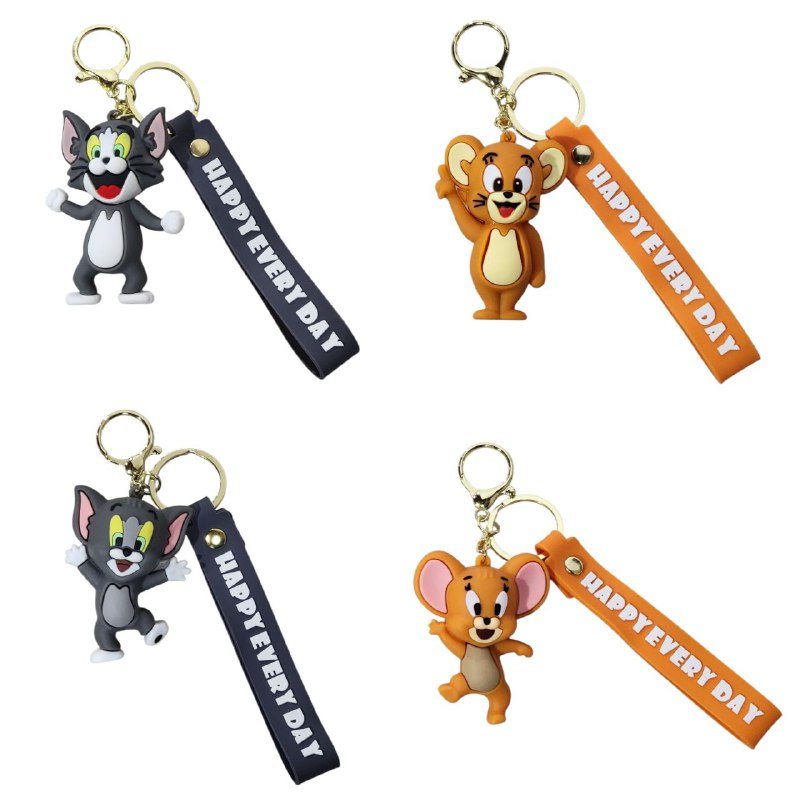LLAVEROS DE TOM Y JERRY 4 ESTILOS DISPONIBLES