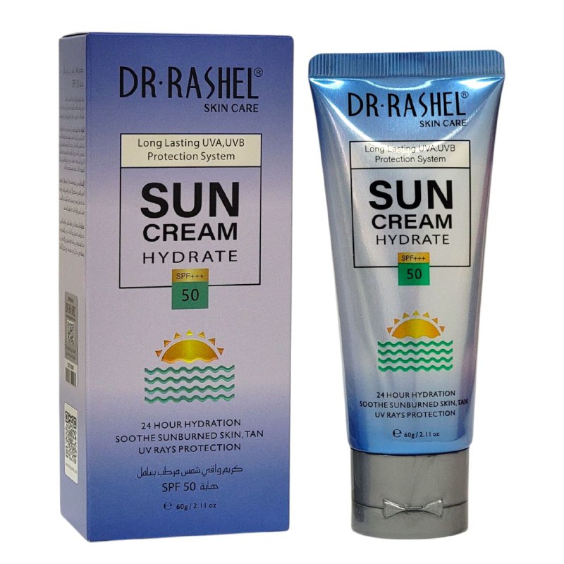 PROTECTOR SOLA EN CREMA SOLAR E HIDRATANTE SPF 50, PROTECCION DE 24H, PIEL SUAVE Y TERSA DR RASHEL 60G