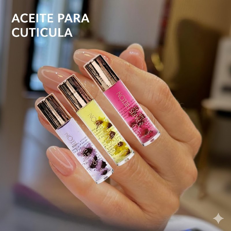 ACEITE PARA LAS UÑAS PARA LAS CUTICULAS HIDRATANTE SUAVIZANTE PARIS HILTON 5MLX3