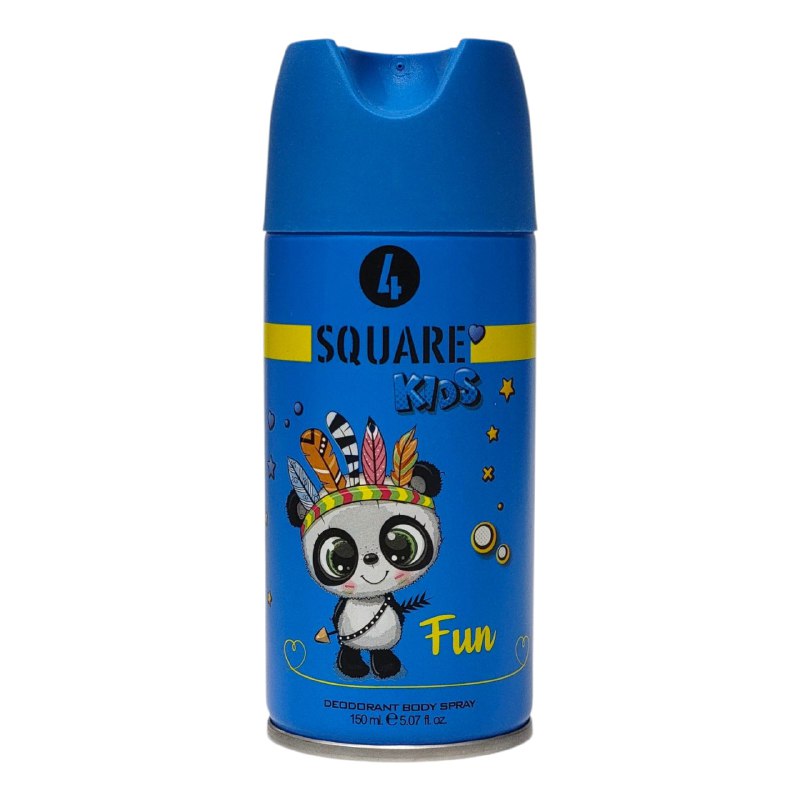 BODY SPRAY PARA NIÑOS REFRESCANTE Y DURADERO SQUARE KIDS FUN 150ML