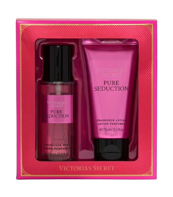 SET DE VICTORIAS SECRET PURE SEDUCTION SPLASH Y CREMA 75MLX2