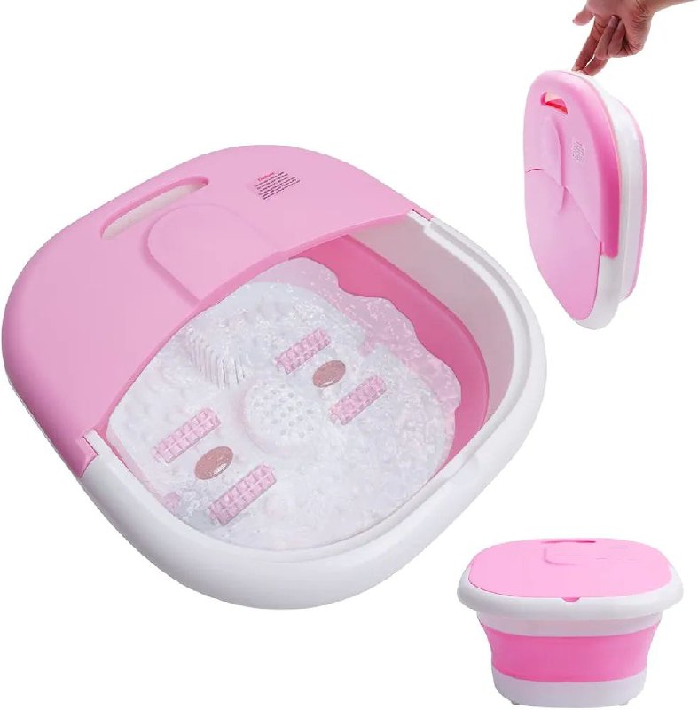 PAILA DE PEDICURE PEDICURA ELECTRICA DE BAÑO DE PIES, PLEGABLE AUTOMATICA, FOLDING FOOT BATH SQ-806