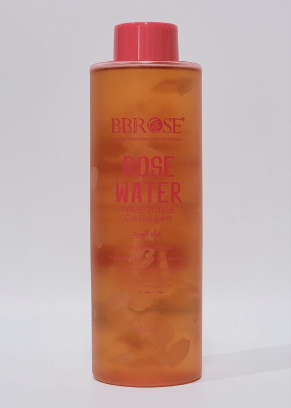 TONICO FACIAL, AGUA DE ROSAS PARA LA PIEL CON COLAGENO, MEJORA EL TONO Y LASTICIDAD DE LA PIEL, DA HIDRATACION INSTANTANEA, TENSA LA PIEL Y UNIFICA EL COLOR BBROSE 500ML