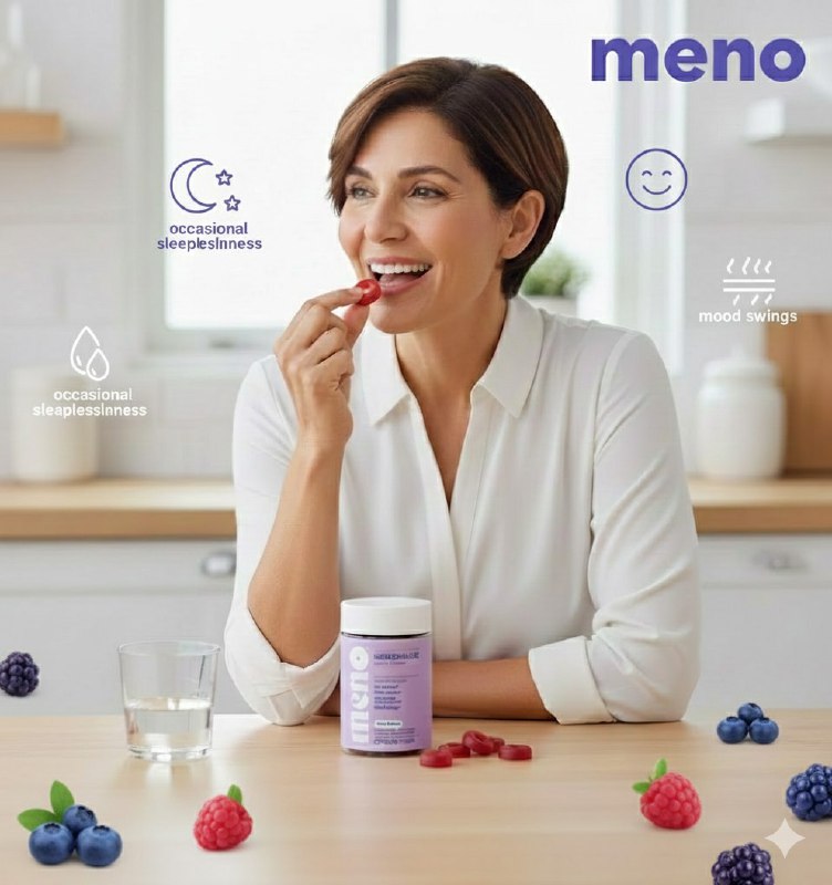 VITAMINAS EN GOMITAS DE BIRSA DE BAYAS PARA MENOPAUSIA 60UND