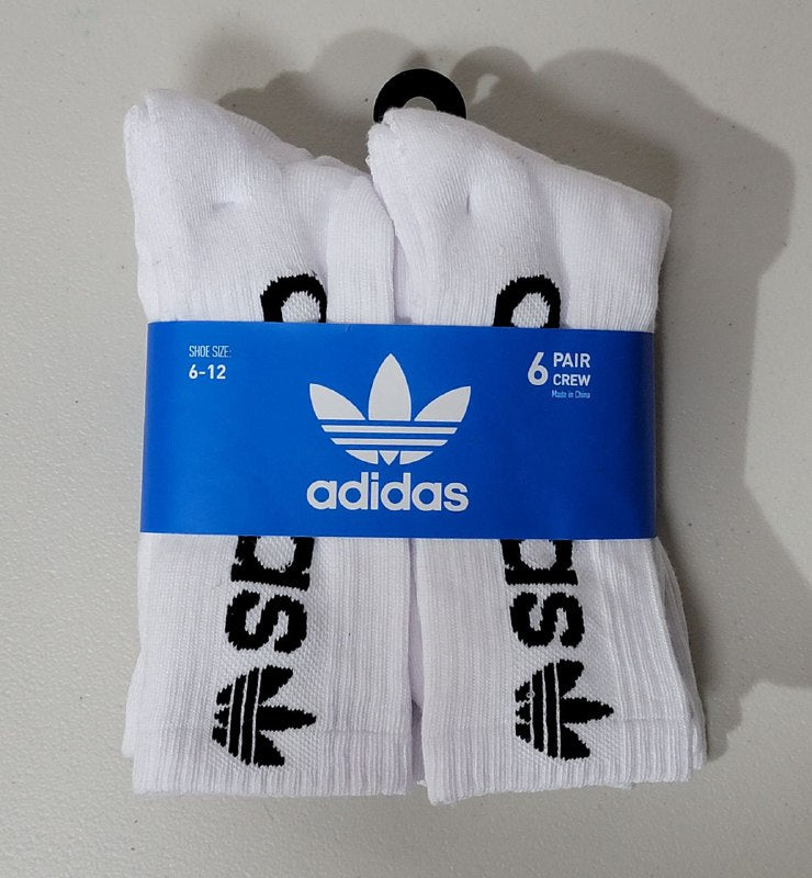 CALCETAS ALTAS ORIGINALES ADIDAS 6 PARES