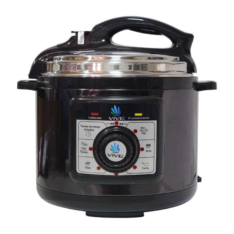 MAQUINA OLLA DE PRESION ELECTRICA DURADERA GRAN CAPACIDAD Y RAPIDA COCCION VIVE 5L