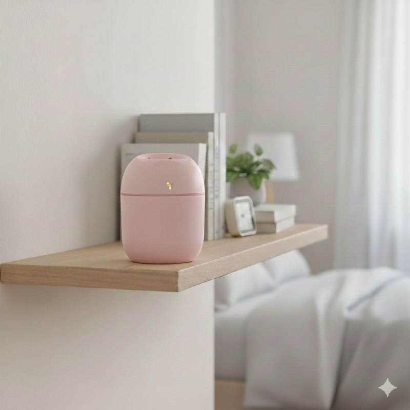 HUMIFICADOR DE AROMAS PORTATIL CON LUZ LED, CON CARGA USB, PARA DORMITORIOS O OFICINAS COLORFUL EGG 220ML DE CAPACIDAD