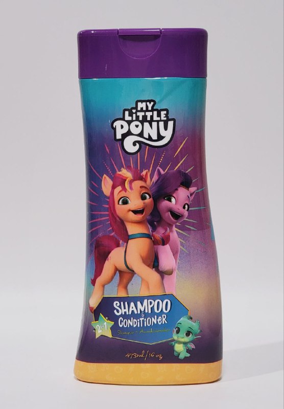 SHAMPOO PARA EL CABELLO 2 EN 1, SHAMPOO Y ACONDICIONADOR FORMULA ULTRA SUAVE, LIMPIA Y SUAVIZA Y DEJA AROMA AGRADABLE NEVADA KIDS MY LITTLE PONY 473ML
