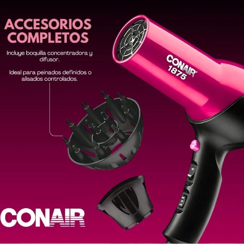 SECADORA PARA EL CABELLO ANTIFRIZZ CON TECNOLOGIA IONICA CONAIR
