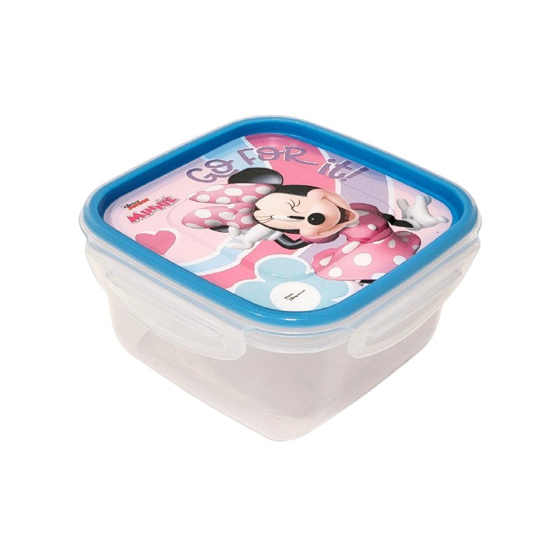 ORGANIZADOR RECIPIENTE PARA NIÑAS CON DISEÑO DE MINNIE MOUSE TAMAÑO MEDIANA