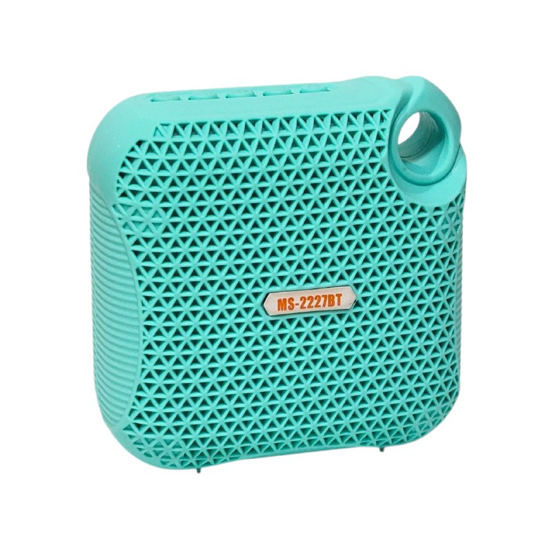 PARLANTE ALTAVOZ INALAMBRICO CON LUCES LED 11X11CM MOBILE SPEAKER MS-2227BT 8 COLORES