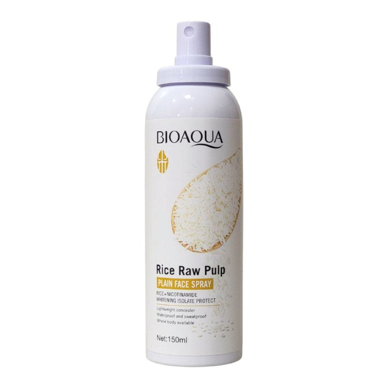 SPRAY FACIAL LISO DE PULPA CRUDA DE ARROZ NICOTINAMIDA BLANQUEAMIENTO AISLADO BIOAQUA 150ML
