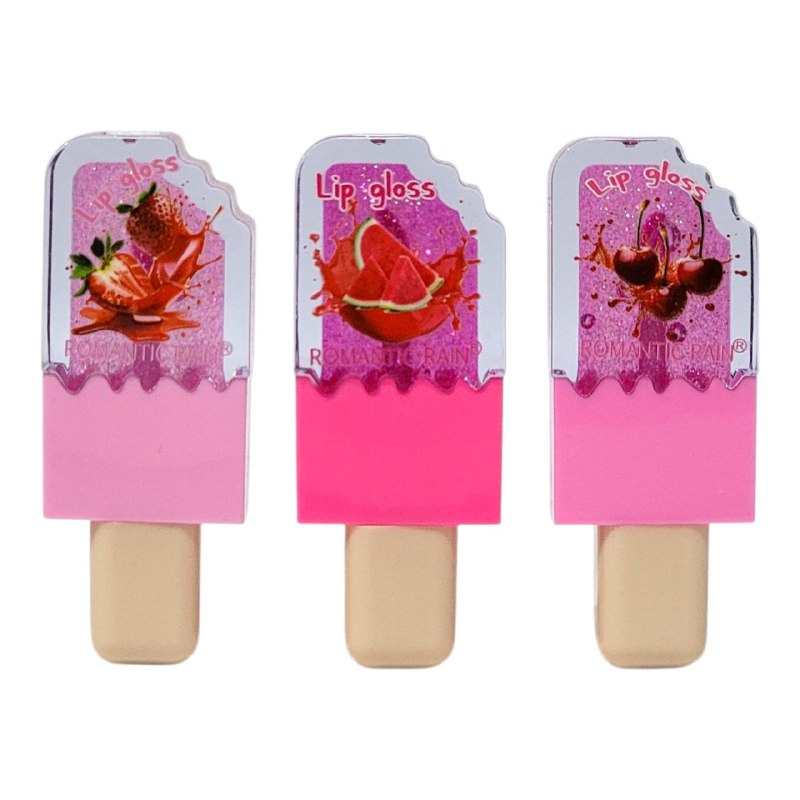 BRILLO LABIAL LIP GLOSS CON ACABADO BRILLANTE PERFECTO, EL COMPLEMENTTO ESENCIAL PARA LABIOS DESLUMBRANTES Y JUGOSOS Y TEXTURA SUAVE Y LOS DEJA HIDRATADOS ROMANTIC RAIN