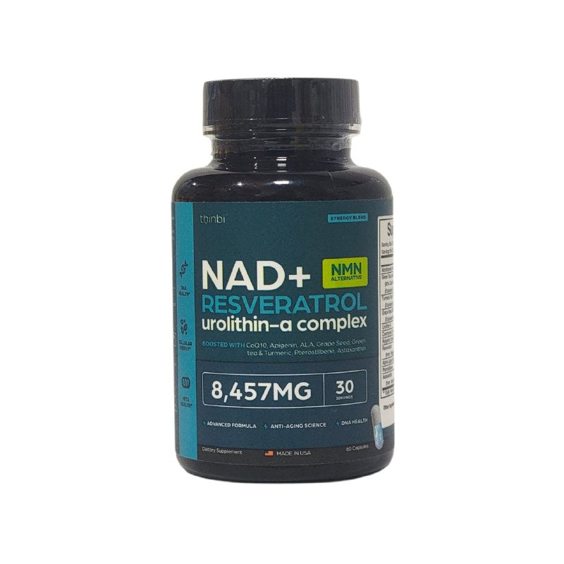 VITAMINAS EN CAPSULAS DE COMPLEJO NAD ANTIENVEJECIMIENTO THINBI 30UND