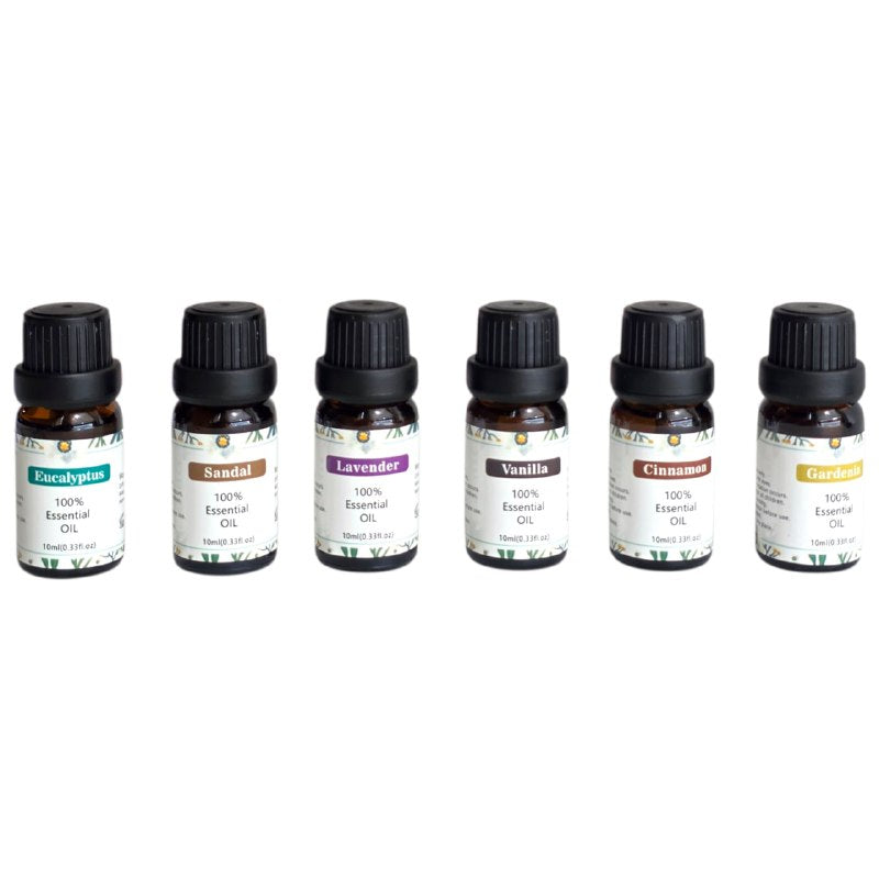 ACEITE AROMATICO ESENCIAL, EXTRACTOS CONCENTRADOS DERIVADOS DE PLANTAS AROMATICAS 6 AROMAS 10ML