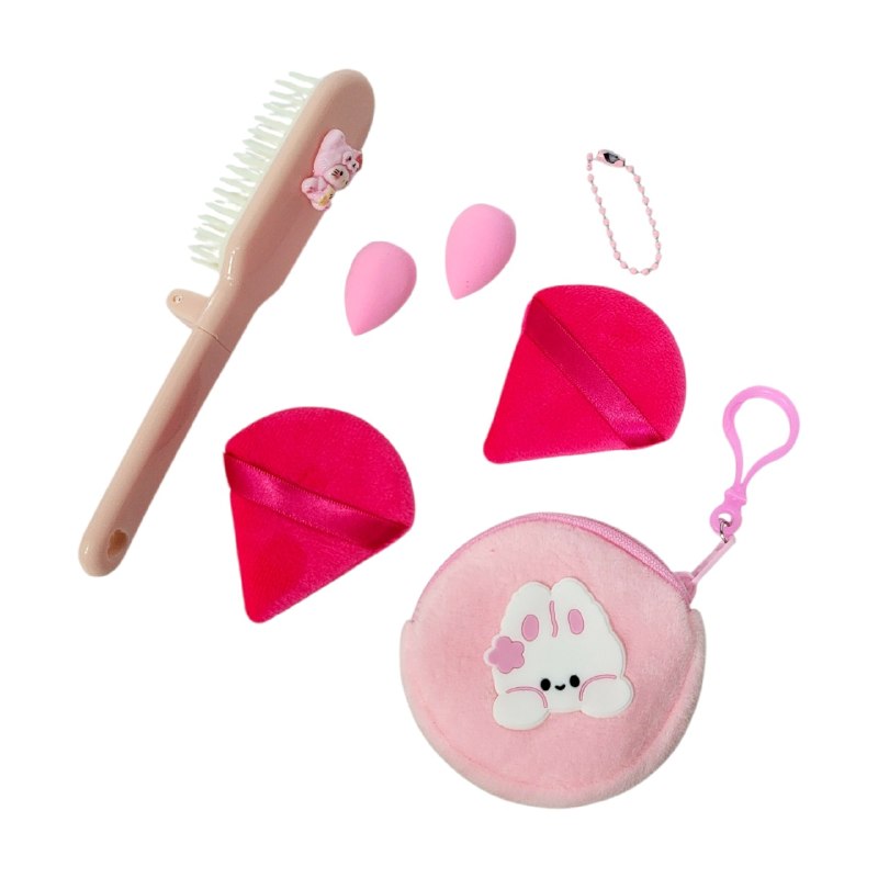 SET DE CUIDADO PERSONAL Y BELLEZA FACIAL 7PCS KISS LOVELY