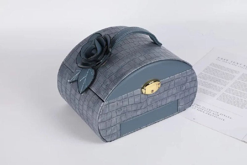 ORGANIZADOR JOYERO ELEGANTE PORTATIL, CAJA DE ALMACENAMIENTO DE JOYAS, FACIL DE TRANSPORTAR