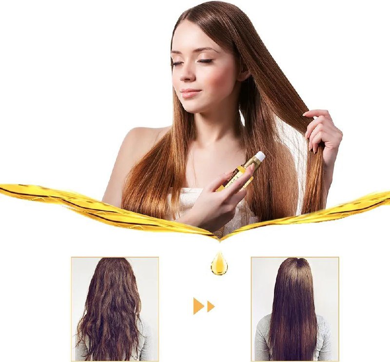 ACEITE PARA EL CABELLO 100 ML ,GOTAS KARSEELL DE REPARACION PROFUNDA DEL CABELLO SECO Y DAÑADO, HIDRATA Y NUTRE ESENCIAL DE MACA 50ML