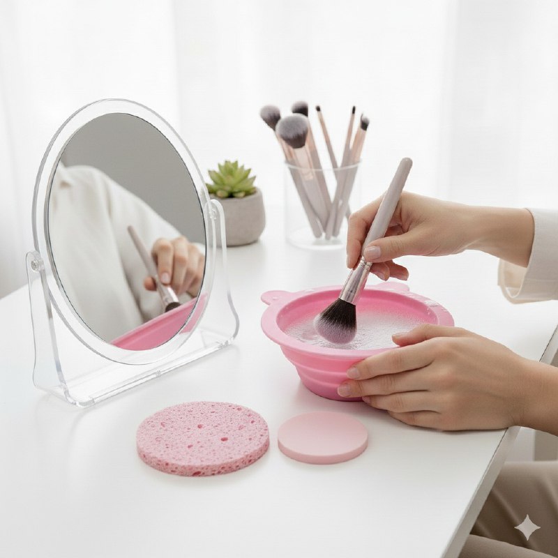 SET DE CUIDADO PERSONAL Y ACCESORIOS DE MAQUILLAJE 4PCS SWEET BEAUTY