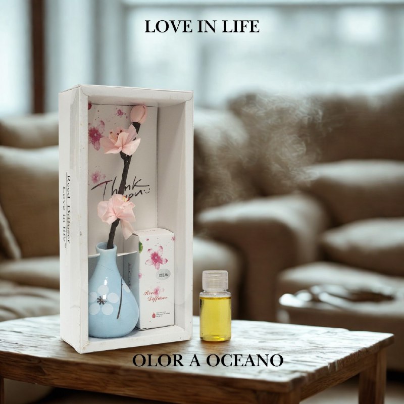 AMBIENTADOR AROMATIZANTE DIFUSOR DE VARILLAS PARA EL HOGAR DE AROMA CONTINUO SIN HUMO NI GOTEO, 4 AROMAS REED DIFFUSER