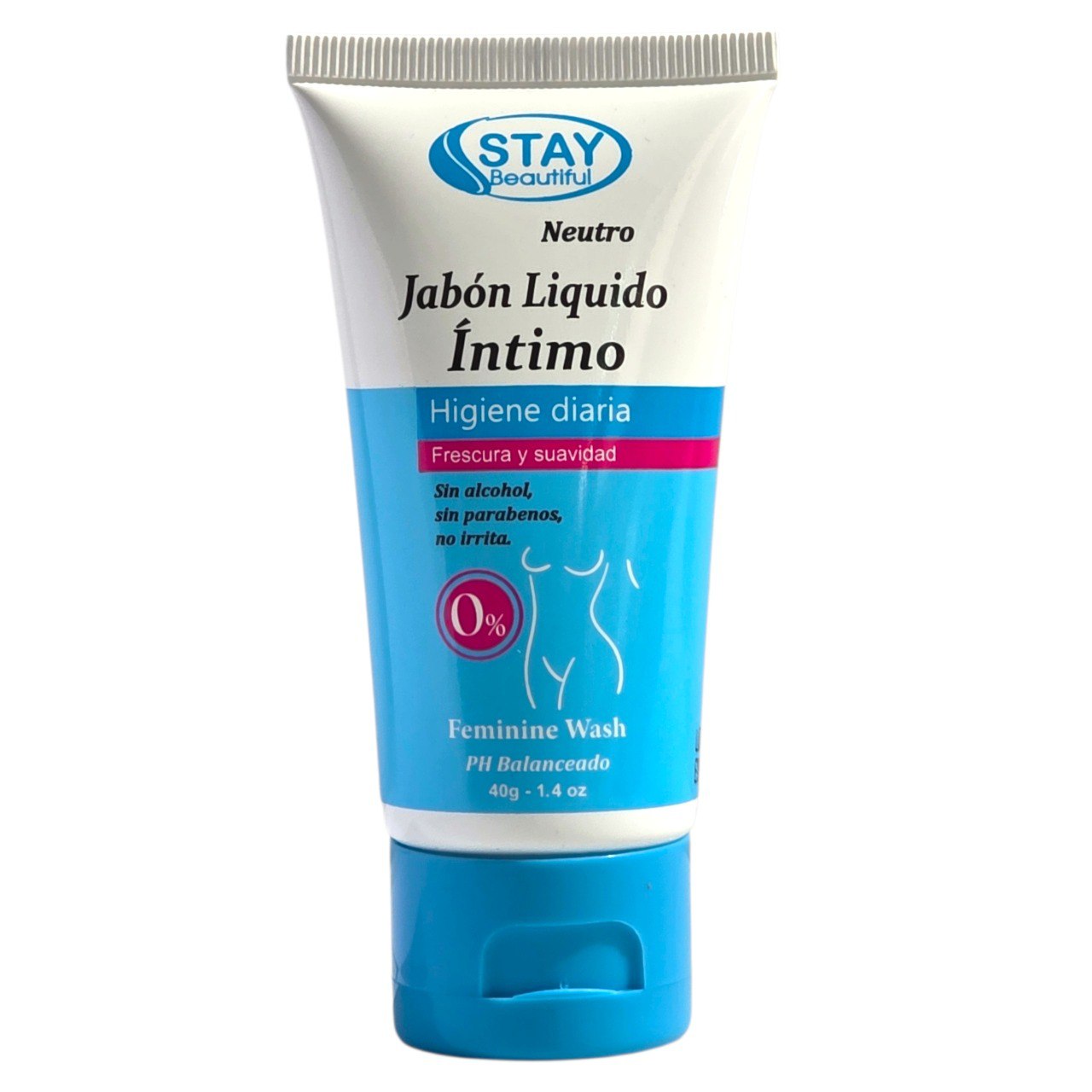 JABON EN LIQUIDO INTIMO FEMENINO CON AROMA NEUTRO STAY BEAUTIFUL 40G