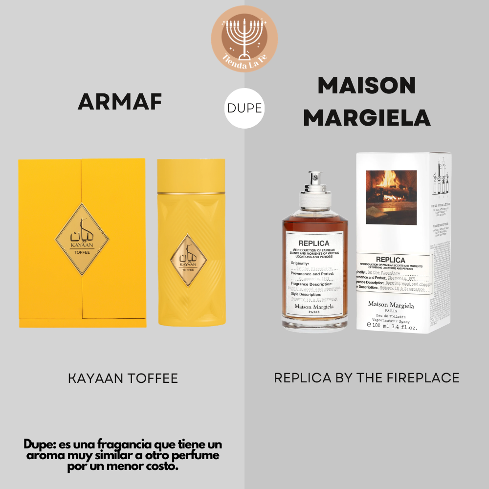 ARMAF KAYAAN TOFFEE EDP 100ML (U) (DUPE MAISON MARGIELA REPLICA BY THE FIREPLACE)