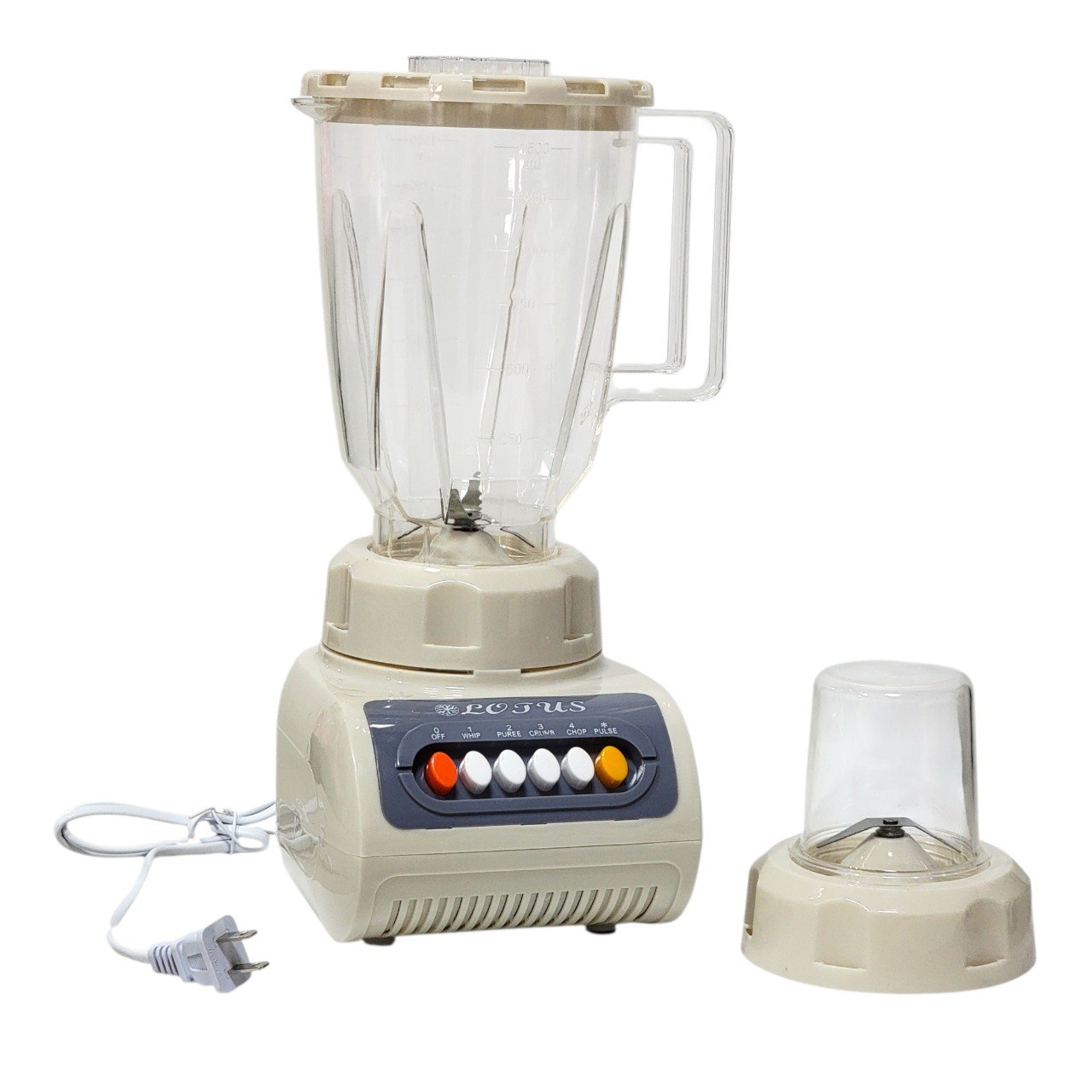 MAQUINA LICUADORA CON JARRA PLASTICA LOTUS 1.5L