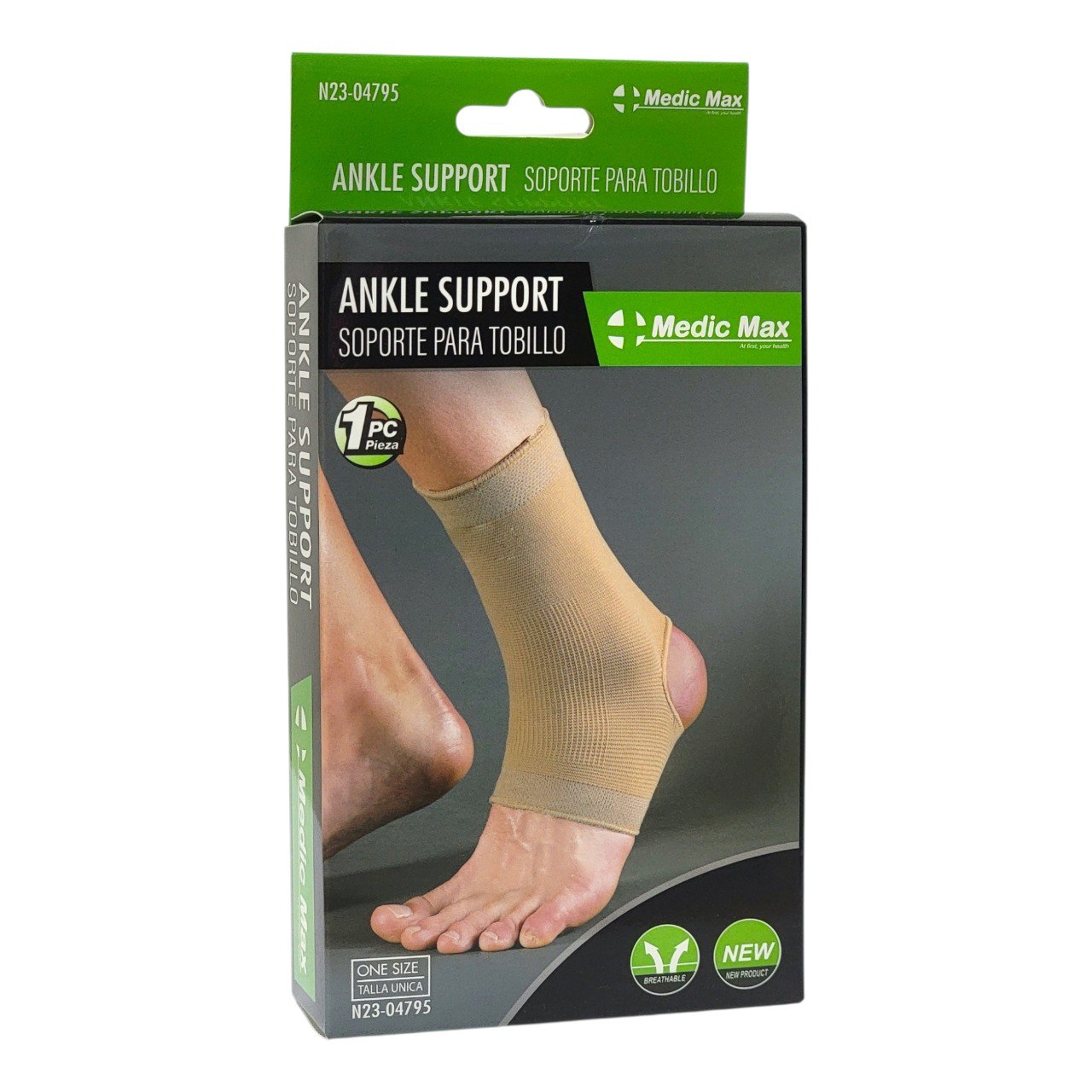 SOPORTE PARA TOBILLO TALLA UNICA MEDIC MAX 1PC