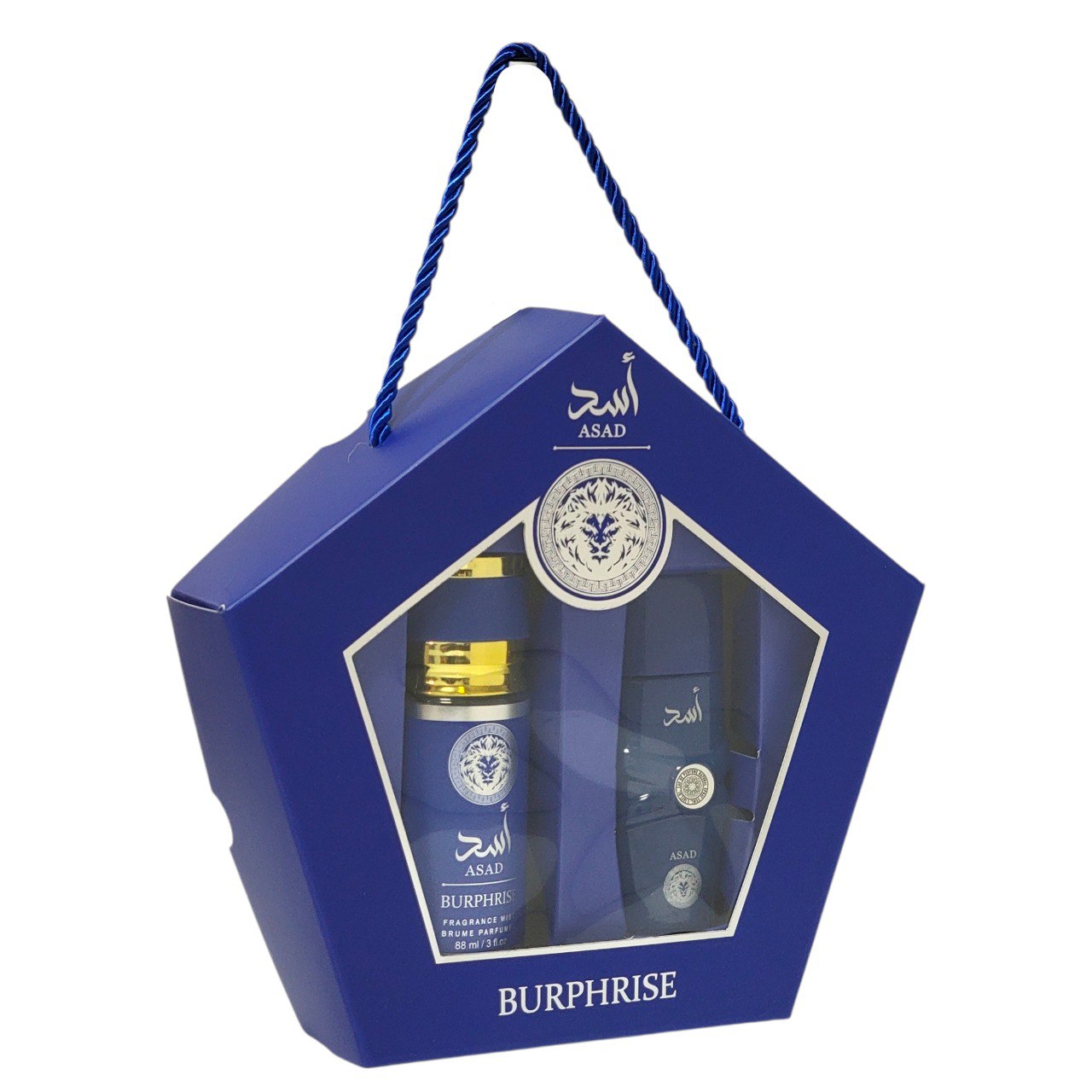 MINI SET ASAD BURPHRISE SPLASH 88ML PERFUME 35ML (H) (AROMA SIMILAR A ASAD LATTAFA)