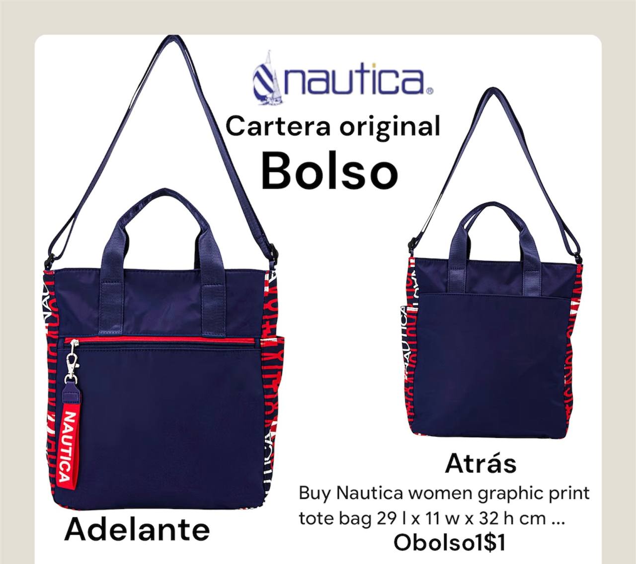 BOLSO ORIGINAL NAUTICA