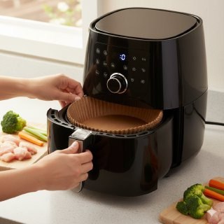 PAPEL ANTIADHERENTE PARA FREIDORA DE AIRE 100 PCS LOTUS 20X4.5CM,