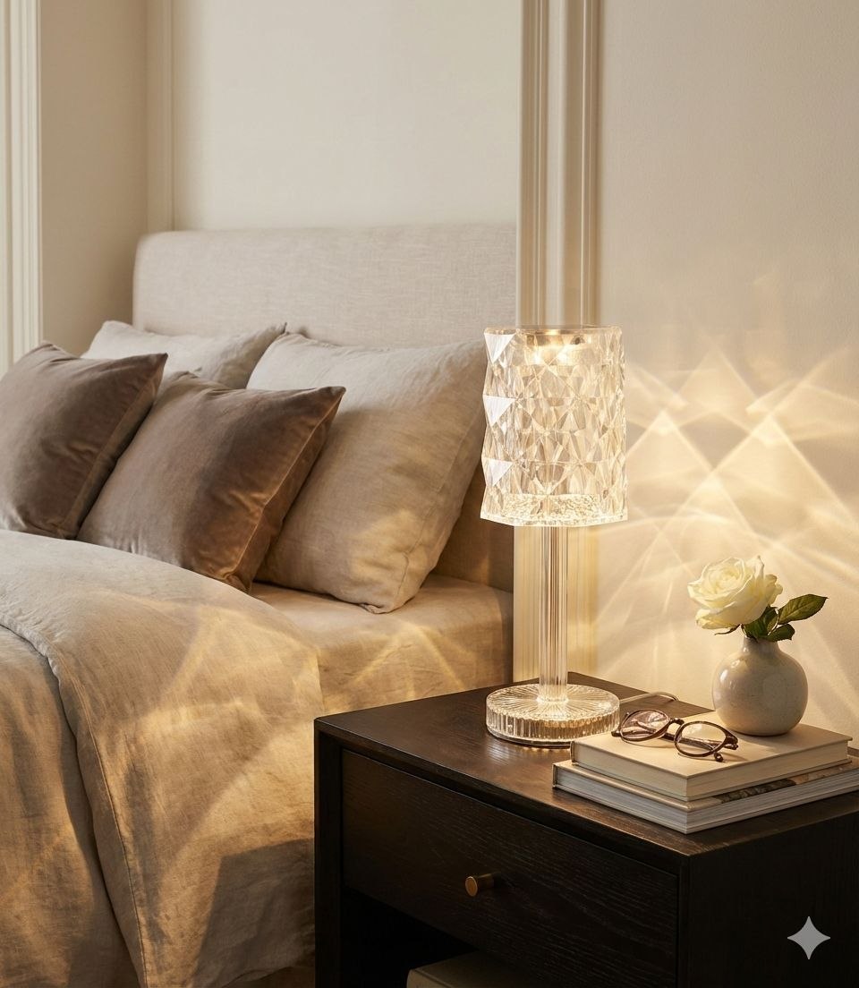 LAMPARA DE MESA INALÁMBRICA POLAR 12X26CM