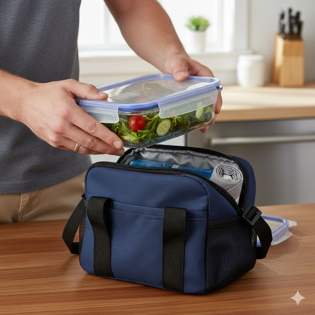 RECIPIENTE PANA CONTENEDOR HERMETICO DE VIDRIO LOTUS 8X18X23CM