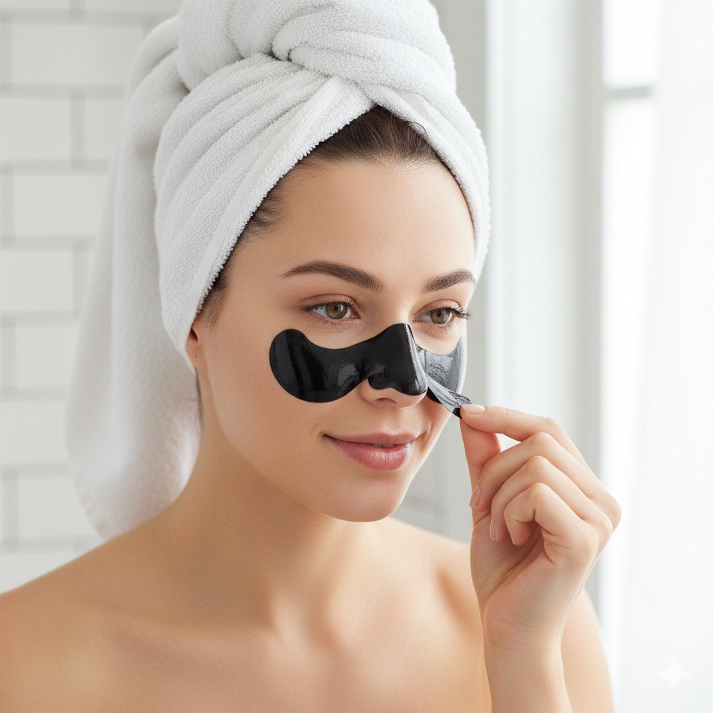 TIRAS DE LIMPIEZA PARA POROS Y CONTROL DE GRASA CON CARBÓN 5UND XTRACARE