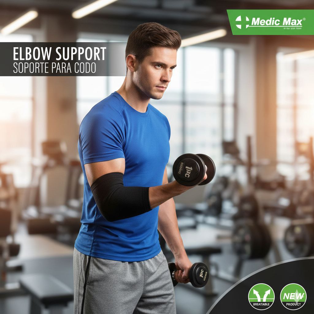 SOPORTE PARA CODO TALLA UNICA MEDIC MAX 1PC