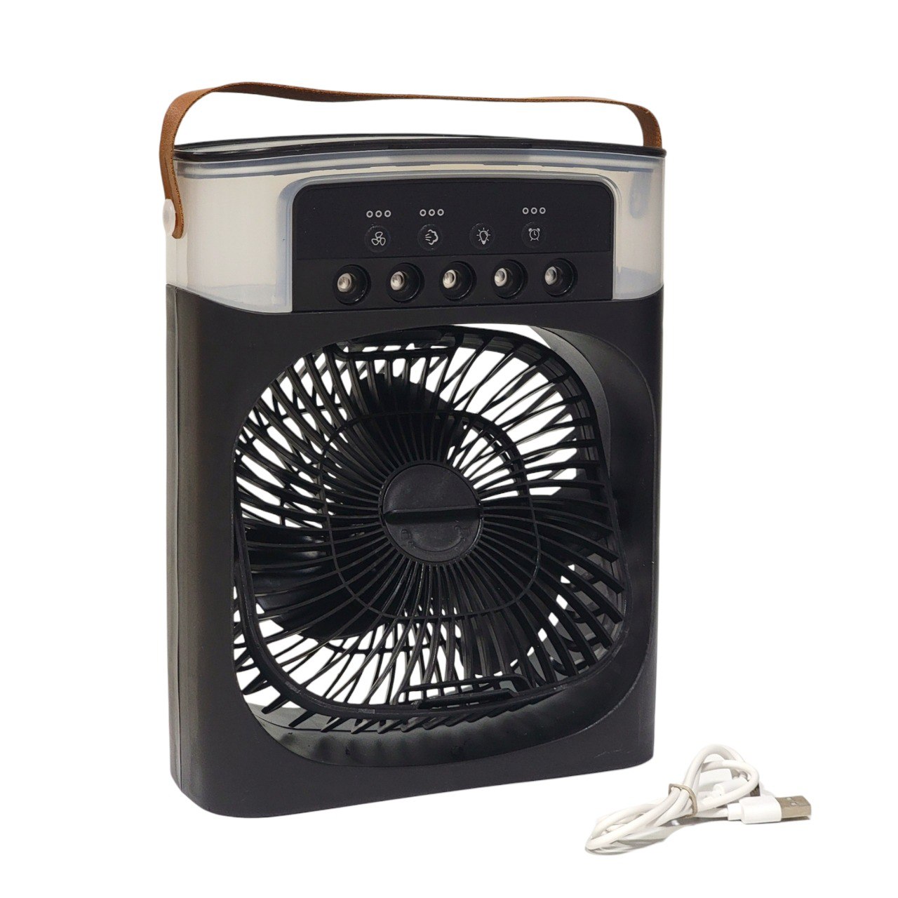 VENTILADOR PORTATIL INCLUYE ASA DE TRANSPORTE Y CONEXION DE USB 2 ESTILOS 20X26CM