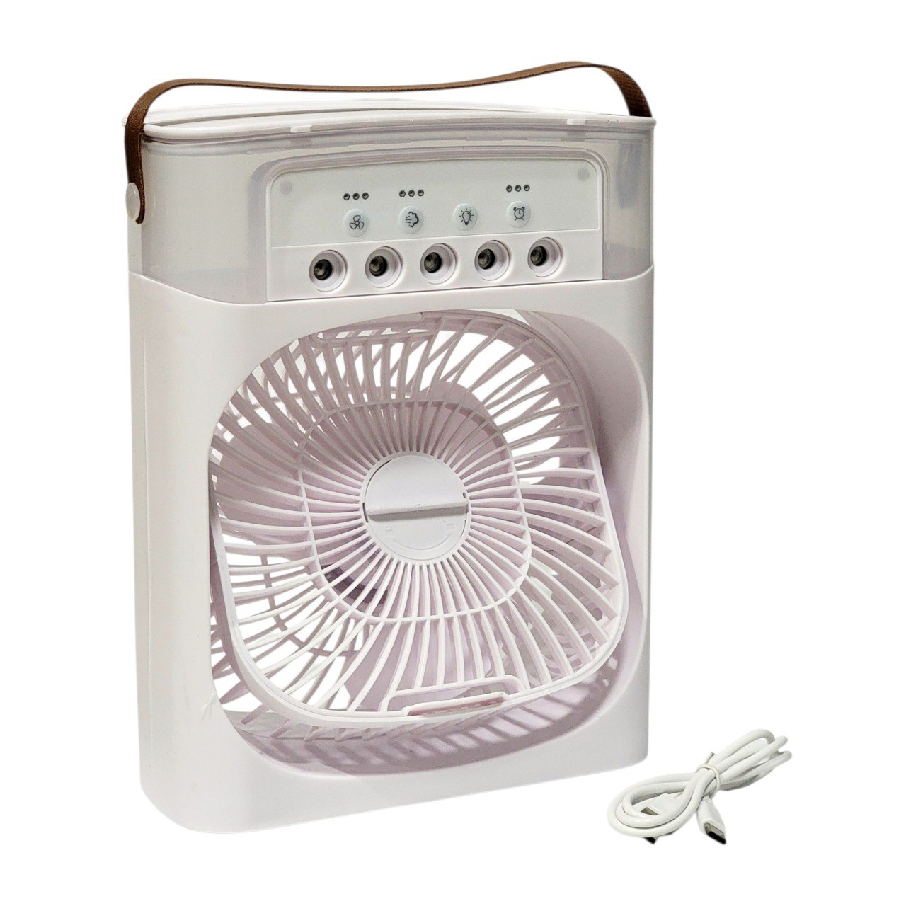 VENTILADOR PORTATIL INCLUYE ASA DE TRANSPORTE Y CONEXION DE USB 2 ESTILOS 20X26CM
