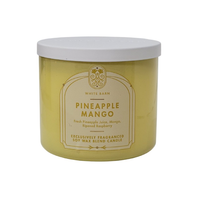 VELA AROMATICA WHITE BARN PINEAPPLE MANGO 411G